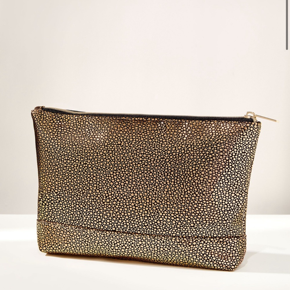 Tarte Gold Getter Makeup Bag